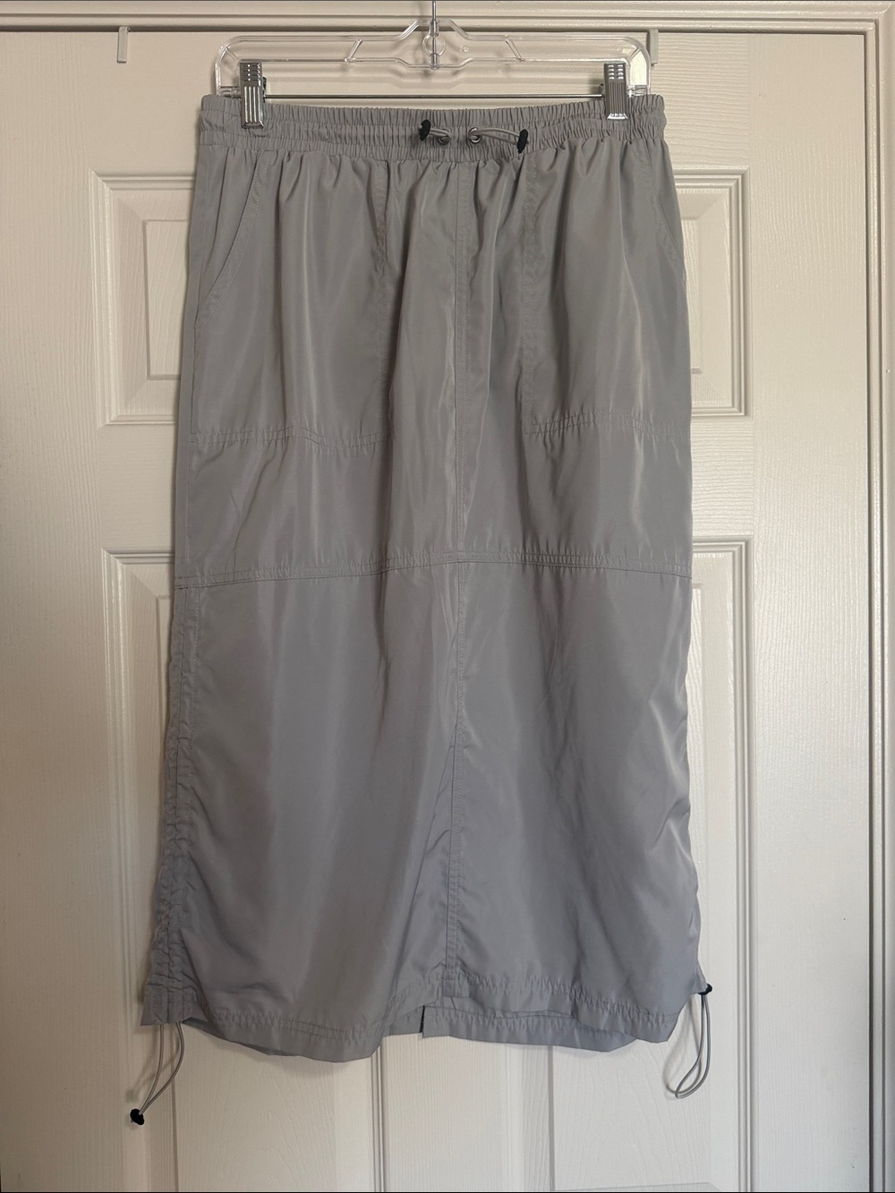 wild fable Light Gray Midi Drawstring Skirt